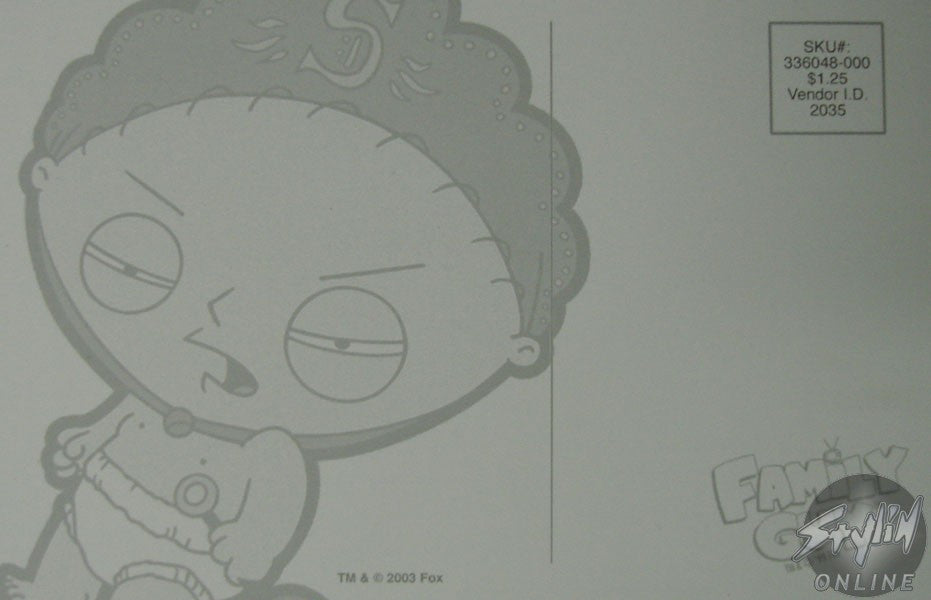 Family Guy Portrait Postcard