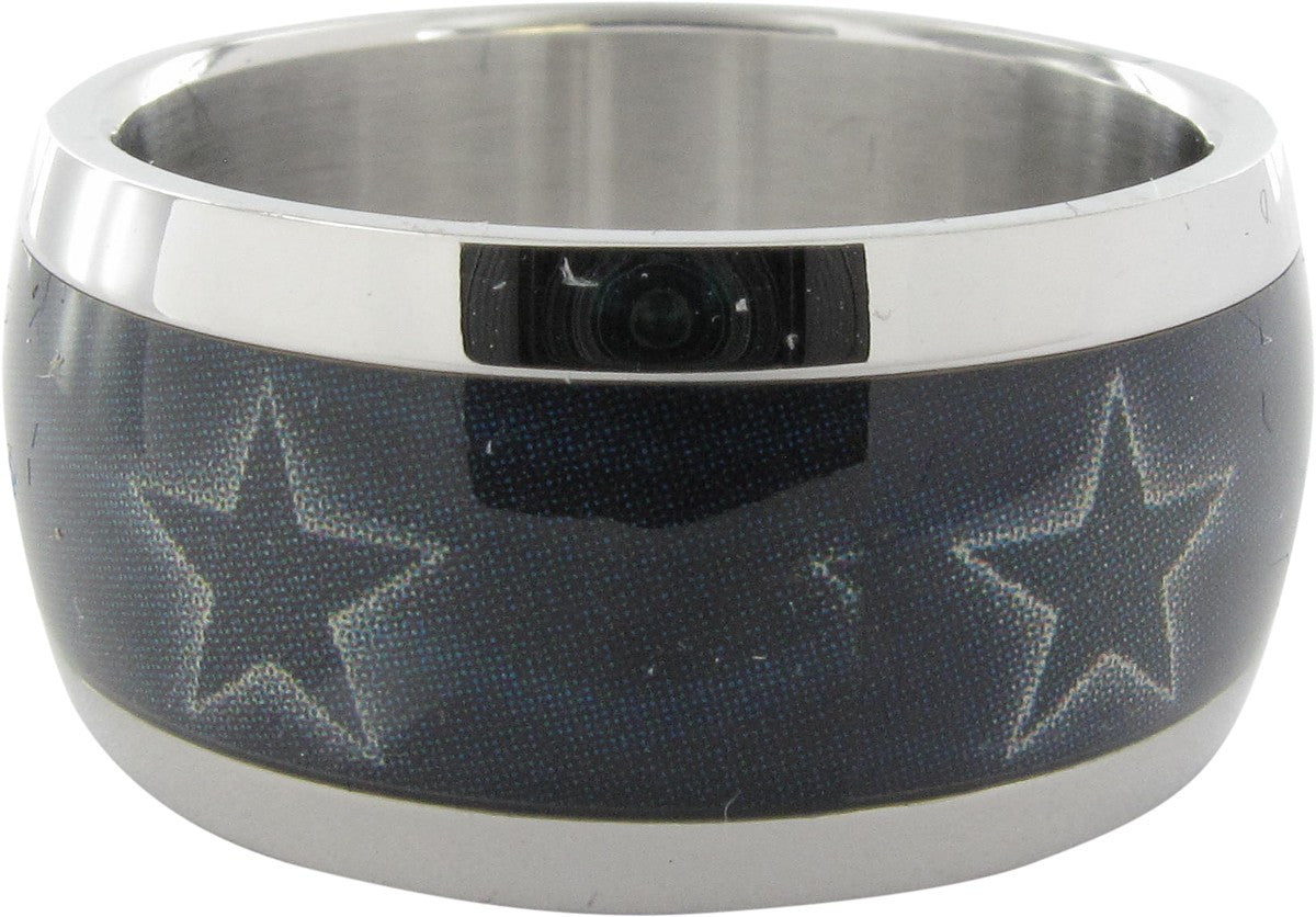 Captain America Name Stars Shield Ring