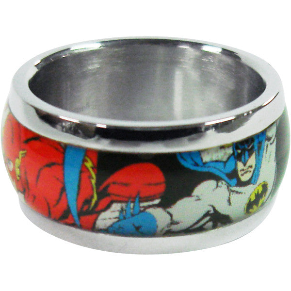 Justice League Comic Ring