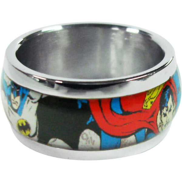 Justice League Comic Ring