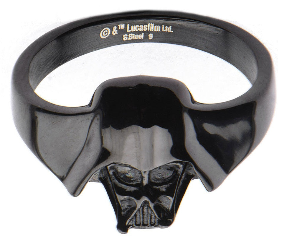 Star Wars 3D Darth Vader Helmet Black Ring