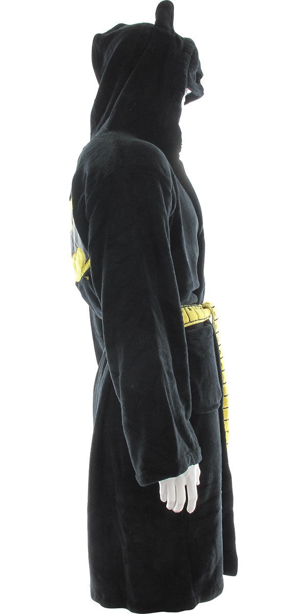 Batman Masked Hood Fleece Black Robe