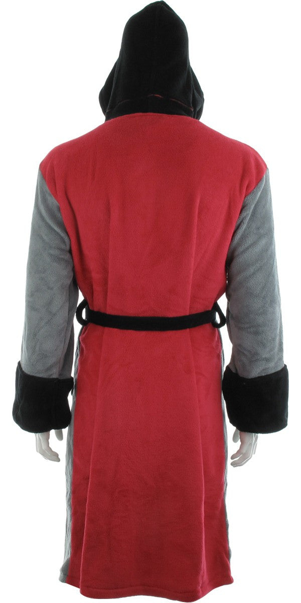 Superman Red Son Hooded Fleece Robe