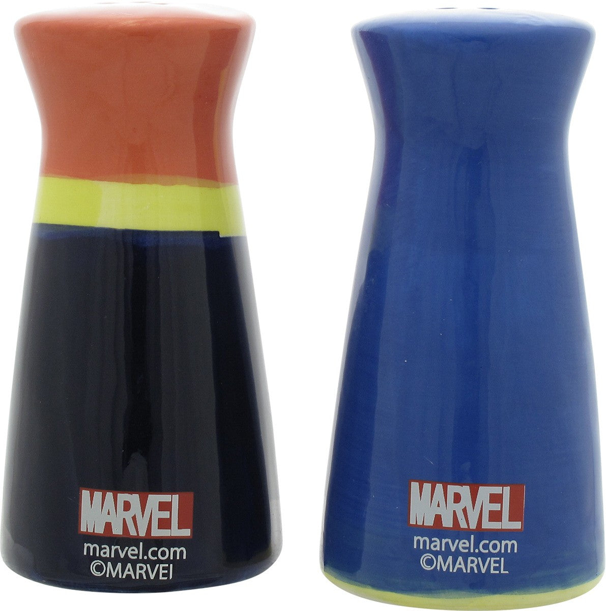 Captain Marvel And Ms. Marvel Duo Salt Shaker Set