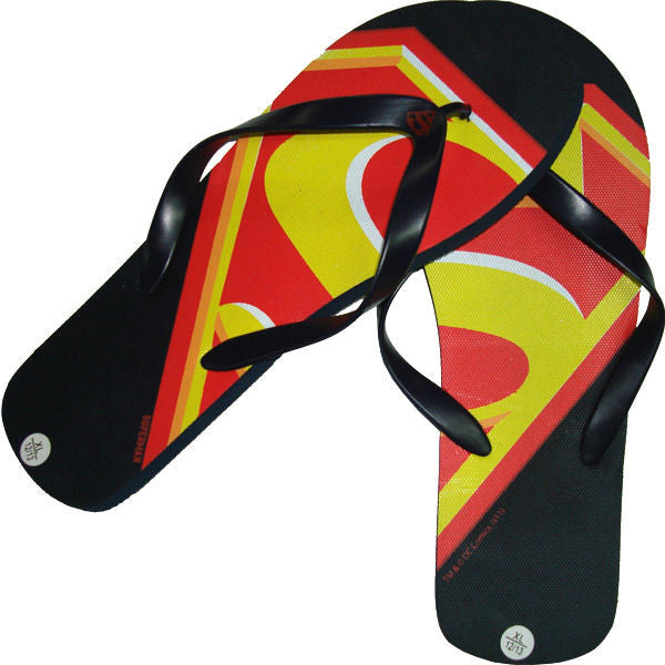 Superman Yellow S Sandals