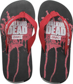 Walking Dead Logo Blood Splatter Ladies Sandals