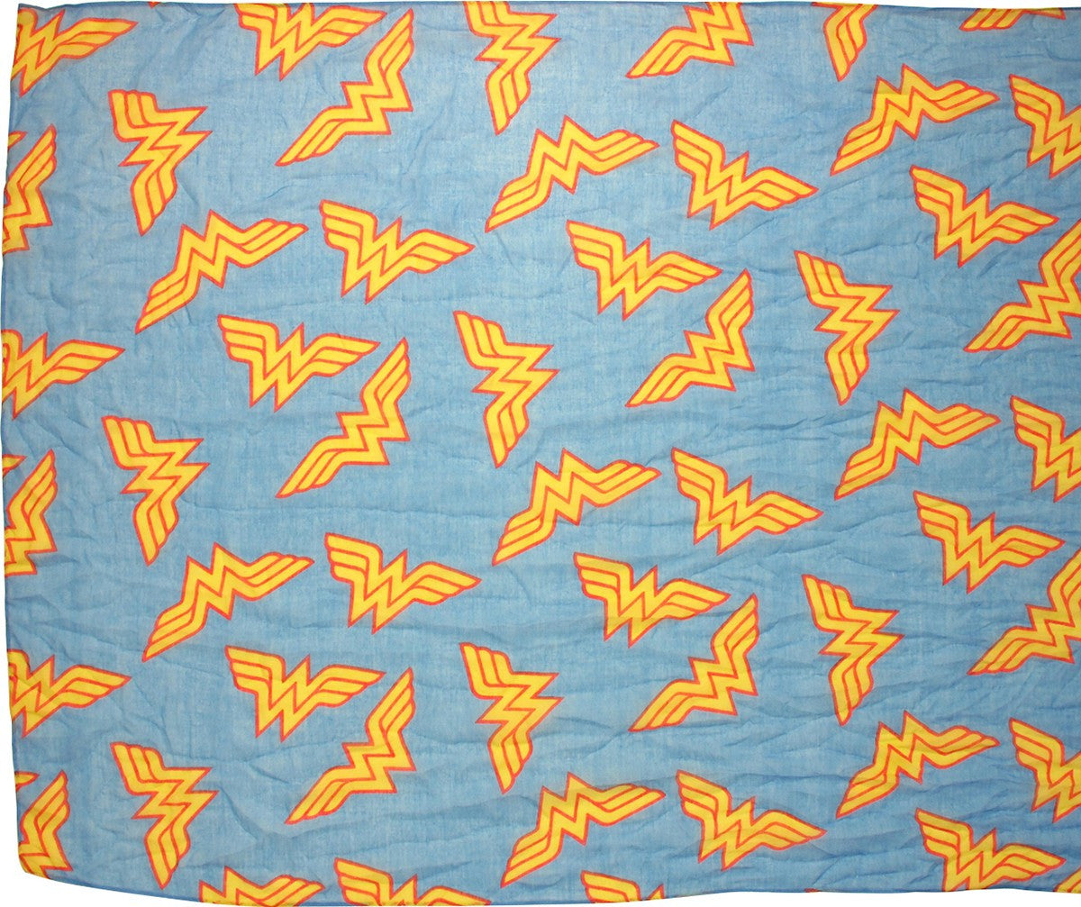 Wonder Woman Logo Jumble Scarf