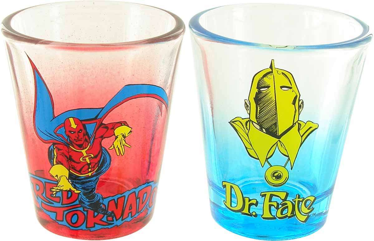 DC Comics Hero Tint Shot Glass Set