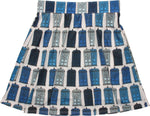 Doctor Who TARDIS Blues All Over Skirt