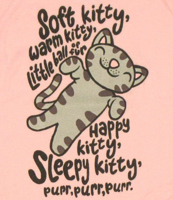 Big Bang Theory Soft Kitty Pink Snap Suit