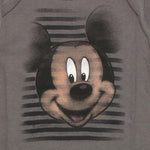 Mickey Mouse Face Stripes Snap Suit