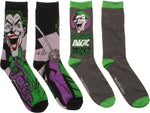 Joker Magic Trick 2 Pack Crew Socks Set