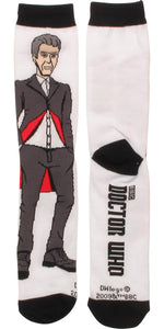 Doctor Who 12th Doc Toon Crew Socks