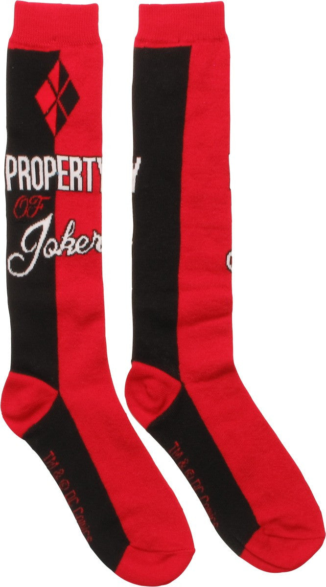 Suicide Squad Property Ladies Knee High Socks
