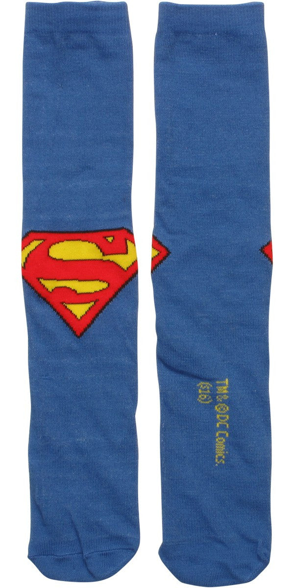 Superman Logo Crew Socks