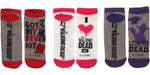 Walking Dead Bit Walked Ladies 3 Pk Low Socks Set