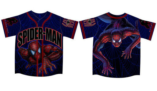 Spiderman Crawling Baseball Jersey