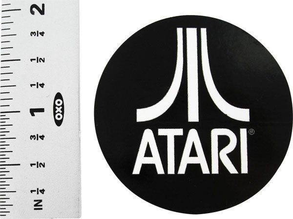 Atari Black Sticker