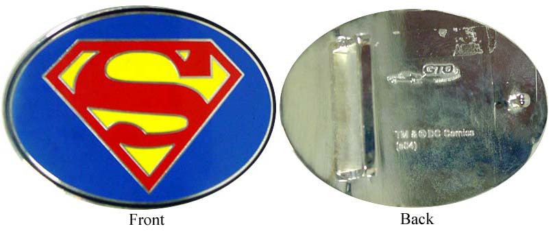 Superman Oval Belt Buckle