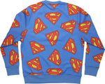 Superman Logo Jumble Sublimated Sweatshirt