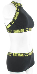 Batman High Neck Mesh Bikini Swimsuit