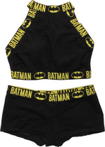 Batman High Neck Mesh Bikini Swimsuit