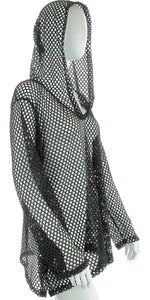 Hooded Black Swimsuit Cover Up