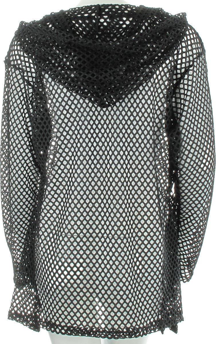 Hooded Black Swimsuit Cover Up