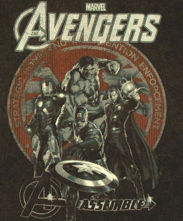 Avengers Movie Group Seal T Shirt