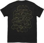 Batman Gothic Logo T Shirt Sheer