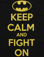 Batman Keep Calm Fight On T Shirt