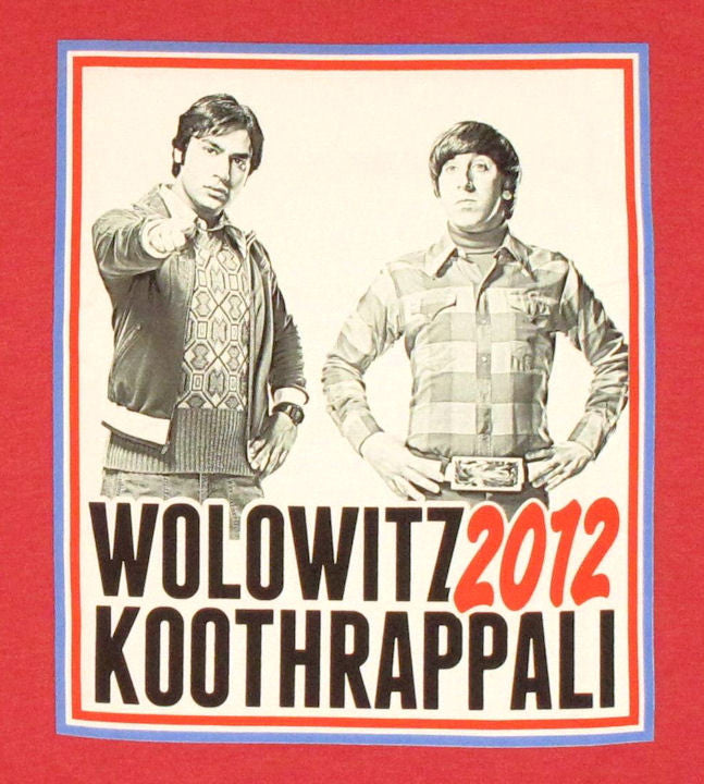 Big Bang Theory Wolowitz 2012 T Shirt