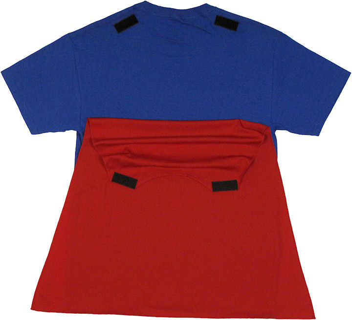 Big Bang Theory Bazinga Blue Caped T Shirt