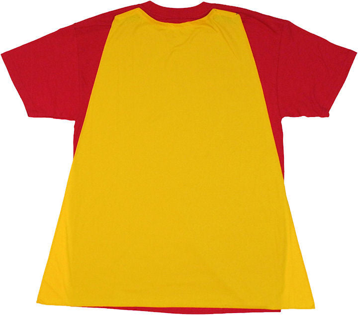 Big Bang Theory Bazinga Red Caped T Shirt