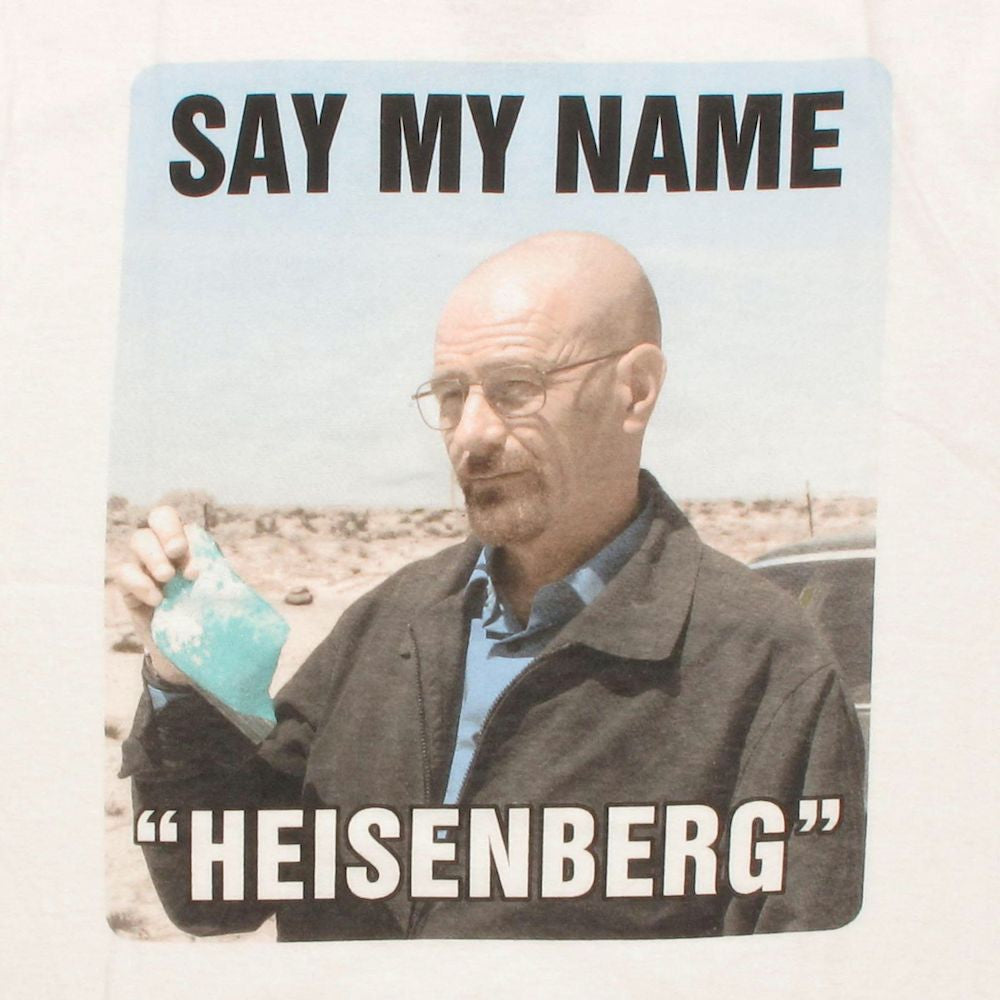 Breaking Bad Say My Name T Shirt Sheer
