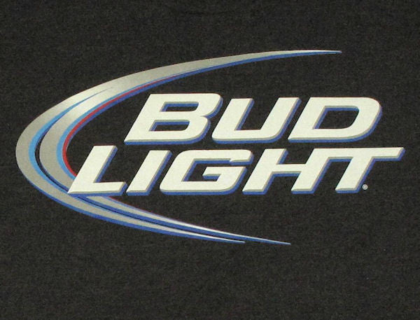 Bud Light Logo T Shirt Sheer