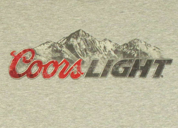 Coors Light Mountain T Shirt Sheer