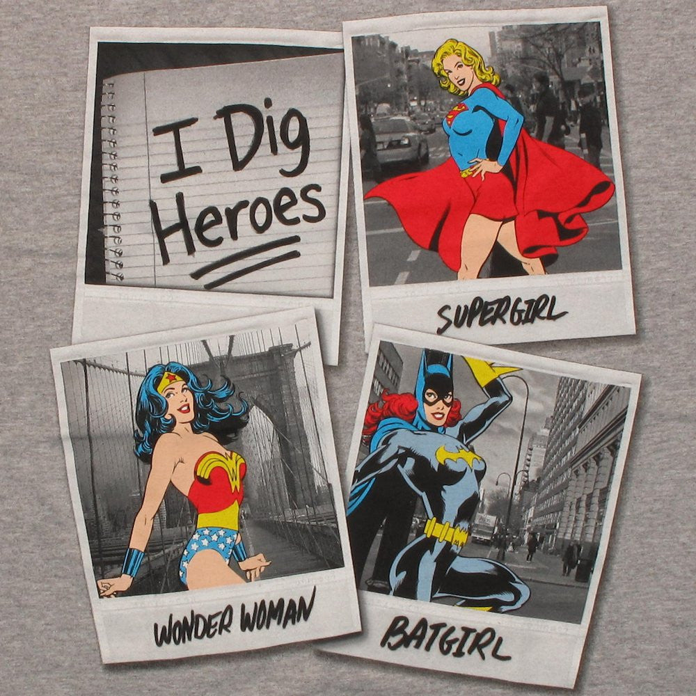 DC Comics Dig Heroes T Shirt