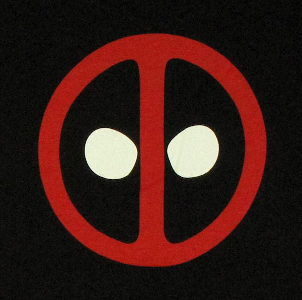 Deadpool Logo T Shirt Sheer