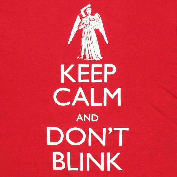 Doctor Who Keep Calm Don't Blink Angel T Shirt Sheer