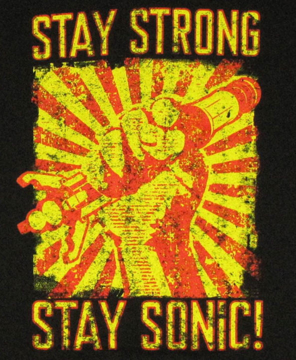 Doctor Who Stay Sonic T Shirt