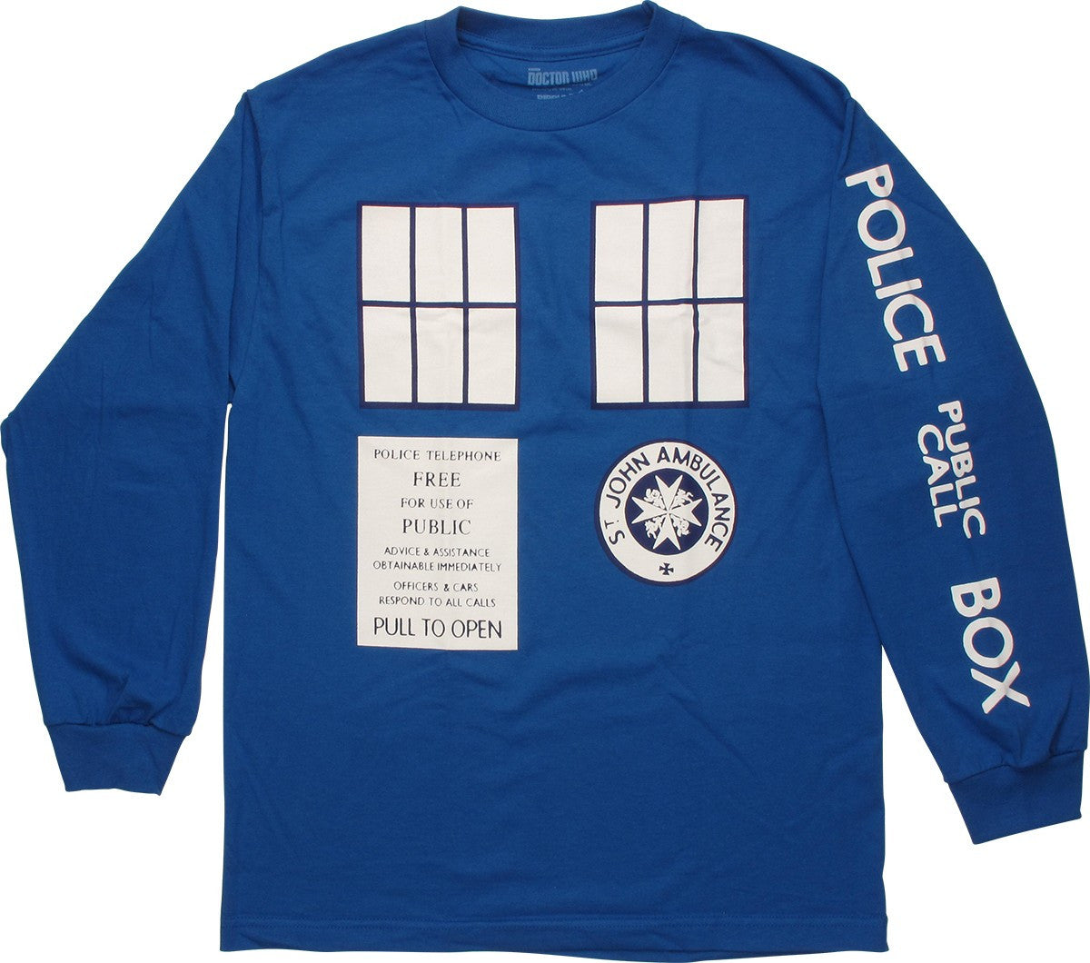 Doctor Who TARDIS Trompe Long Sleeve T-Shirt