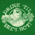 Family Guy Peter Drink Hot Vintage T Shirt Sheer
