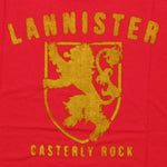 Game of Thrones Lannister Shield T Shirt Sheer