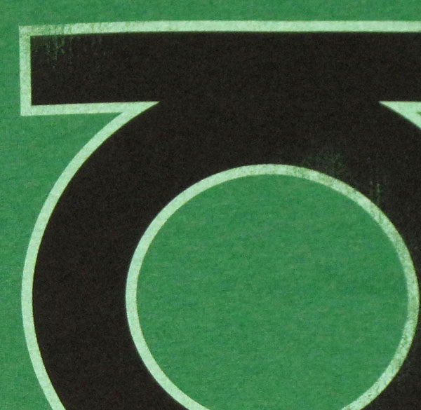 Green Lantern Classic Logo T Shirt Sheer