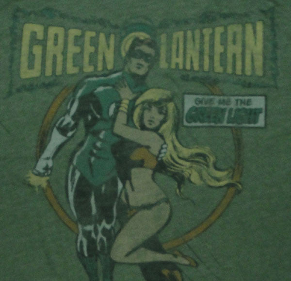 Green Lantern Green Light T Shirt Sheer