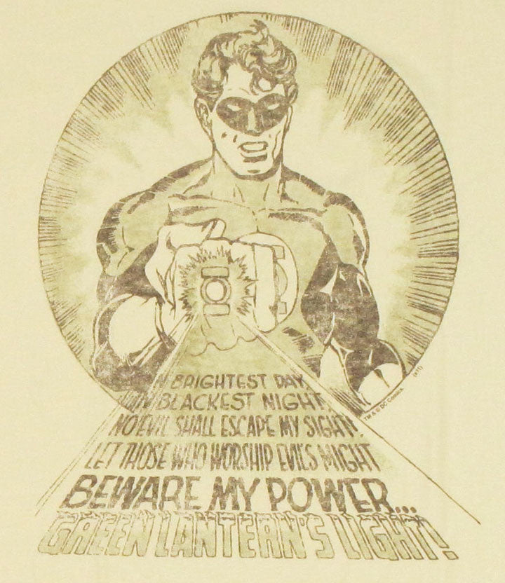 Green Lantern Power T Shirt Sheer
