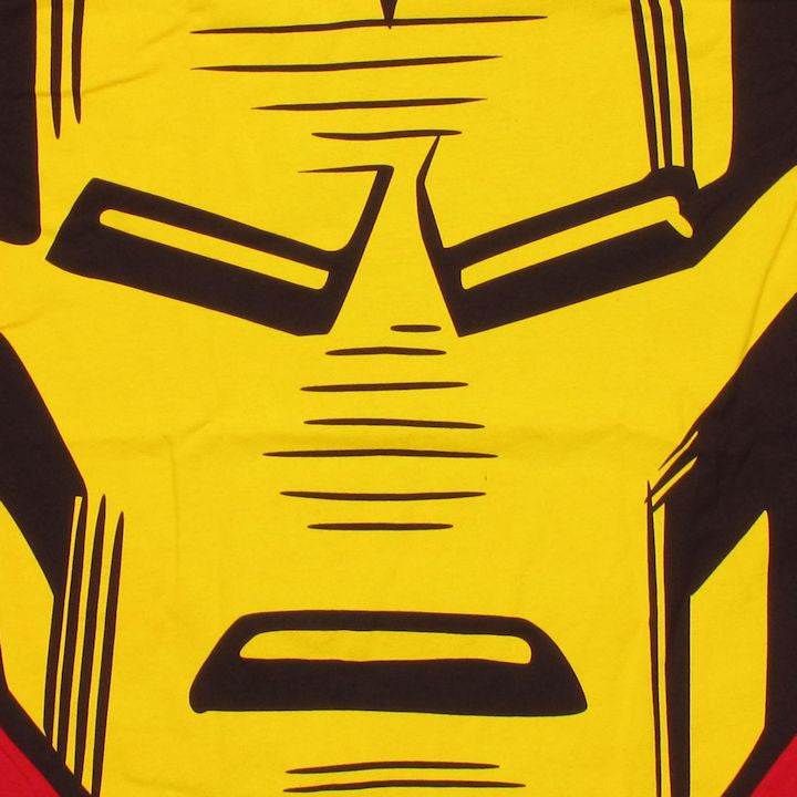Iron Man Huge Head T Shirt Sheer