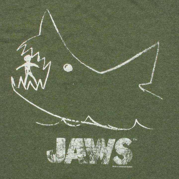 Jaws Chalk Heathered T Shirt Sheer