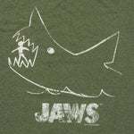 Jaws Chalk Heathered T Shirt Sheer
